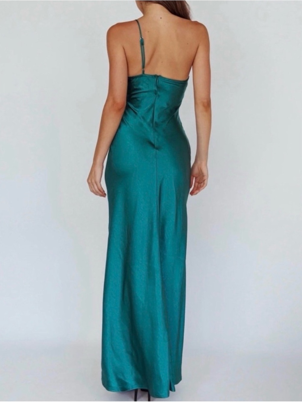 Selfie Leslie One Strap Satin Gown - Picture 2 of 3